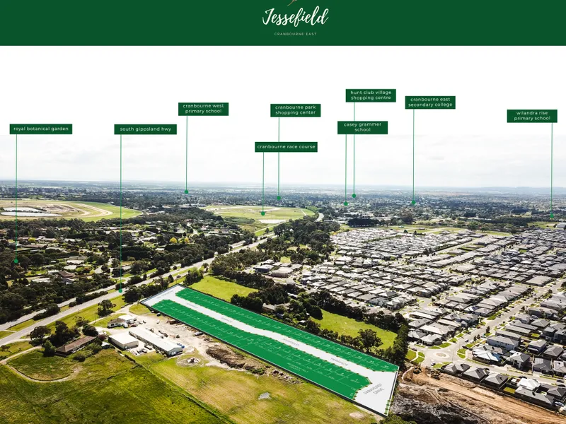 Only a handful of lands left at this Prominent Location in Cranbourne East !