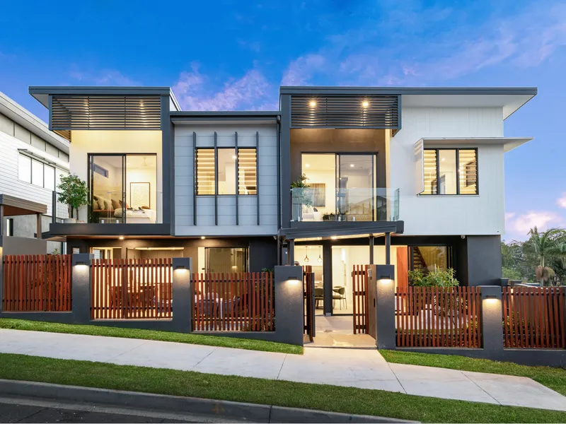 Tri - level luxury living on the hillside