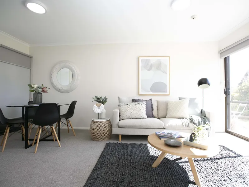 Enjoy views of the fish pond