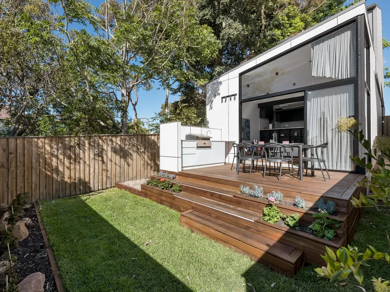 New architect-designed home metres to Cooks River front