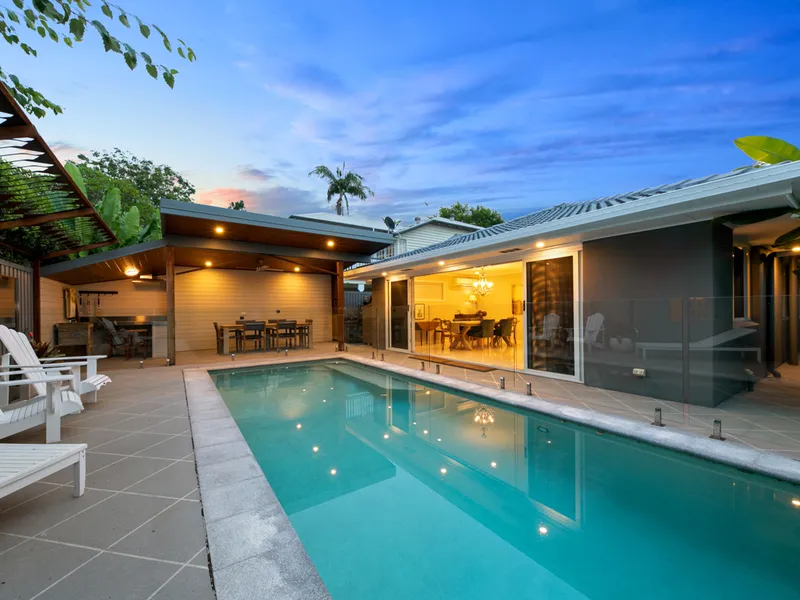 POOLSIDE ENTERTAINING IN THIS RENOVATED, LOW MAINTENANCE HOME