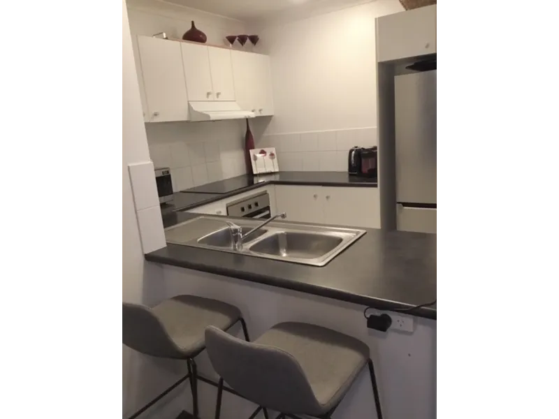 huge deck with quiet location