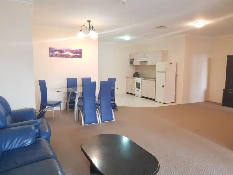 Large living area, 1 Bedroom & a Balcony!