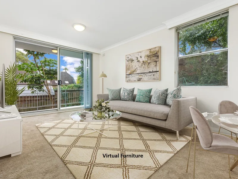 LARGE 2 BEDROOM UNIT WITH LEAFY OUTLOOK