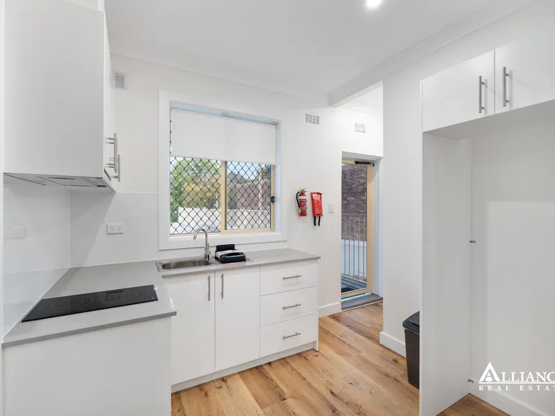 Freshly renovated two bedroom unit.