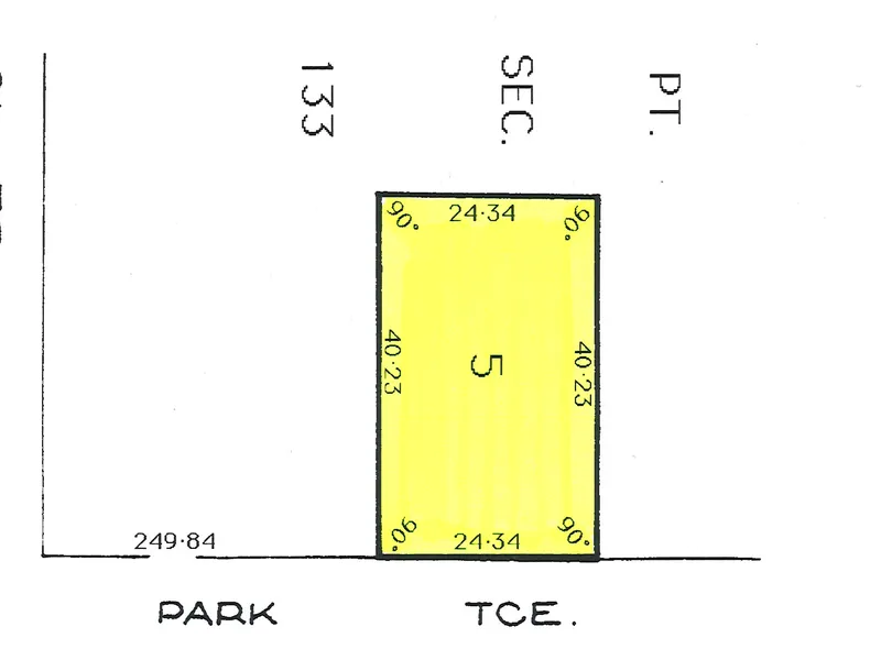 979 SQM OF LAND WITH A 24.34 METRE FRONTAGE x 40.23 METRES DEEP & BACKING LOT 100 & WILL SELL FAST!