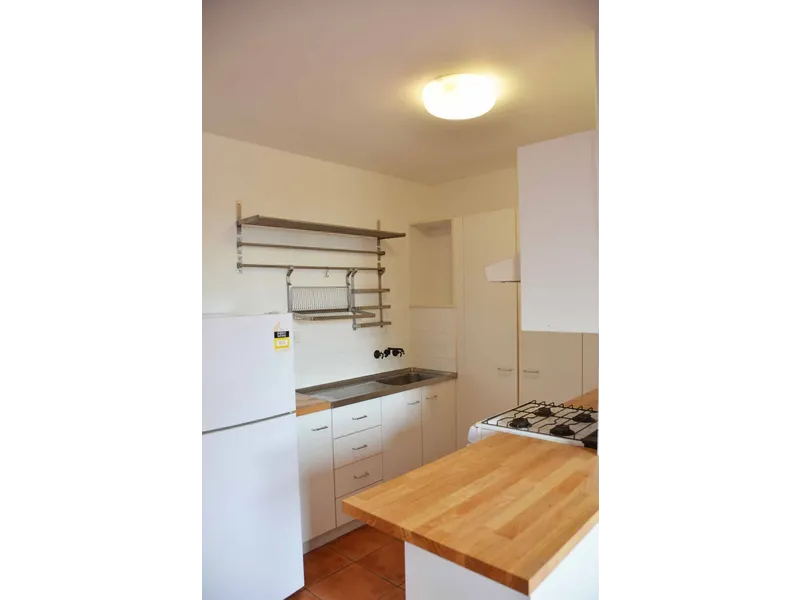 Freshly painted convenient one bedroom unit; close to everything.