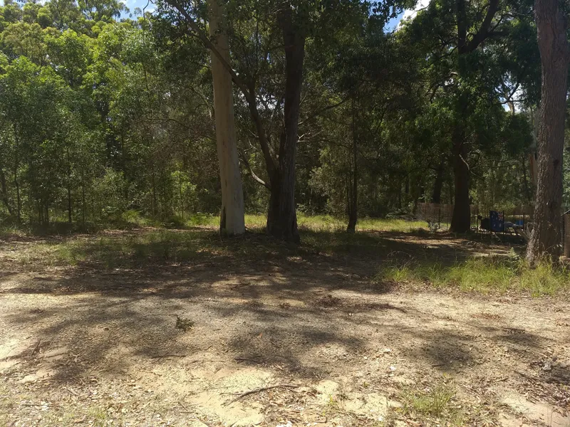 HALF CLEARED BLOCK CLOSE TO BOAT RAMP