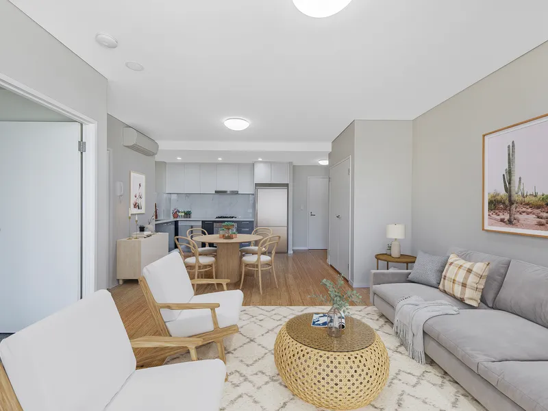 Stylish and spacious one-bedroom apartment