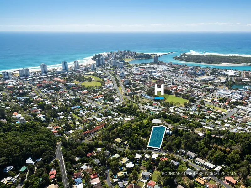 Over half an acre of land in the luxury heights of Tweed Heads