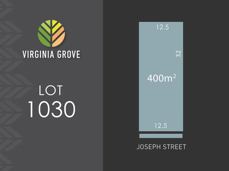 Lot 1030- Close to Parks, Play Spaces and Fitness Trails – Available Now