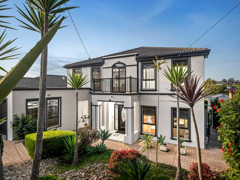 Three level family home with park views