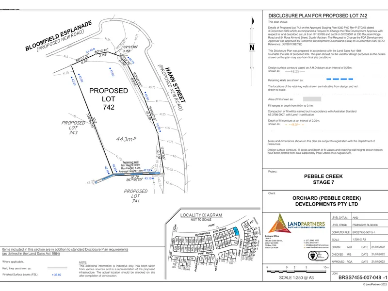 Registered Lot - Reserve Facing