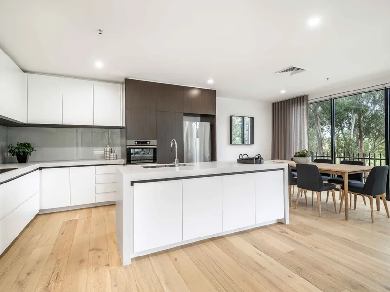 Luxurious Home Sized Apartment with Spectacular Park Views & Two Car Spaces