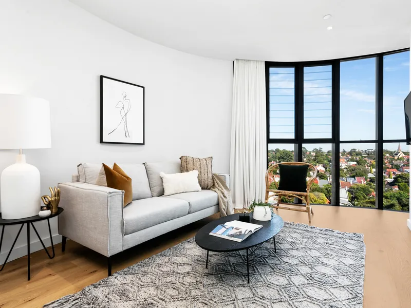 Sleek silo conversion with panoramic views