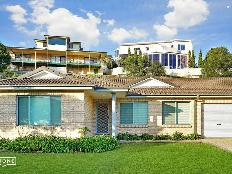 Tranquil setting in popular family enclave