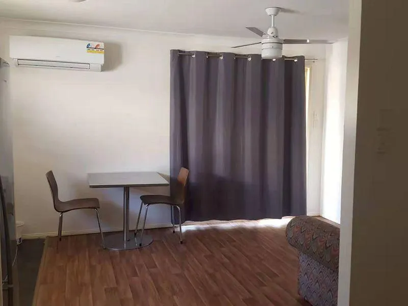 Fully furnished low set unit with Aircon