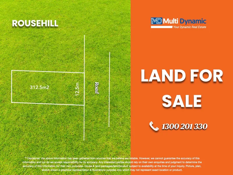 Land only for Sale !! Rouse Hill