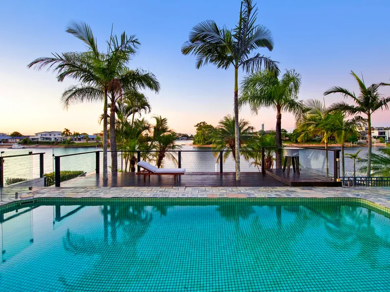 Luxurious 5 Bedroom + Study Waterfront Home - Unfurnished