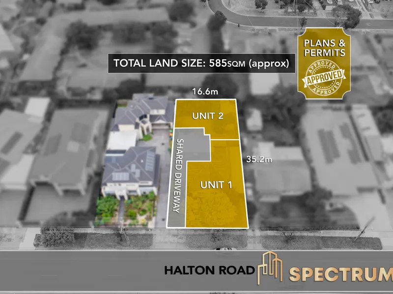 Plans & permits approved for 2 townhouses!