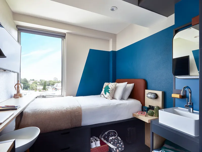 Brand new furnished studios for students with free access to Gym, Swimming Pool, Basket Ball Court, Housekeeping and more..