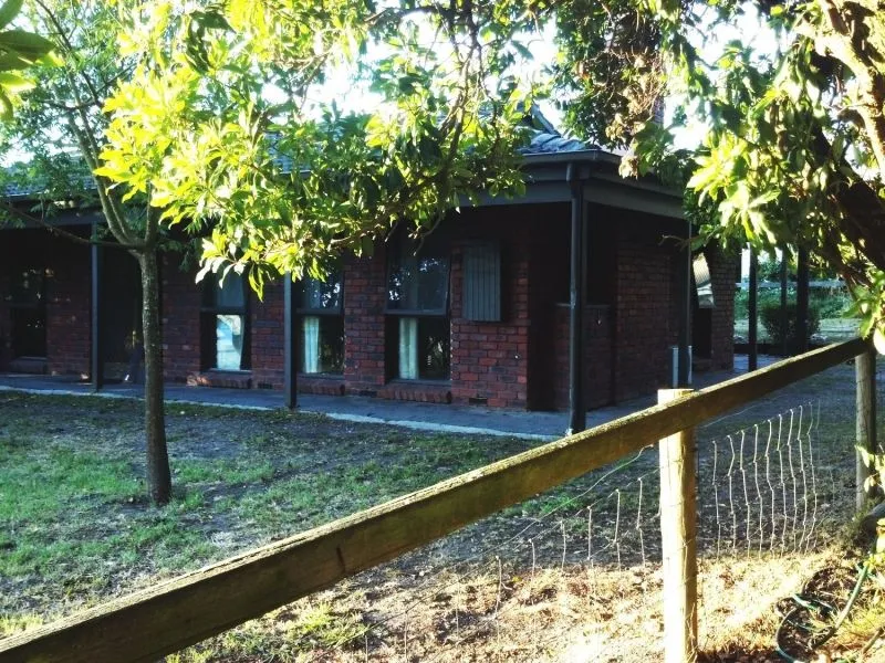 Comfortable House with horse training and agistment facilities available.