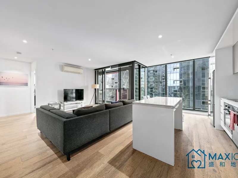 180 Degree City Views with Double Balcony Entertainer!