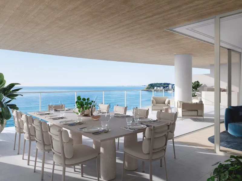 Expansive Luxury 3 Bedroom plus Multi-Purpose Room & Study beachfront Residence with sweeping beach views out to the North Burleigh Headland