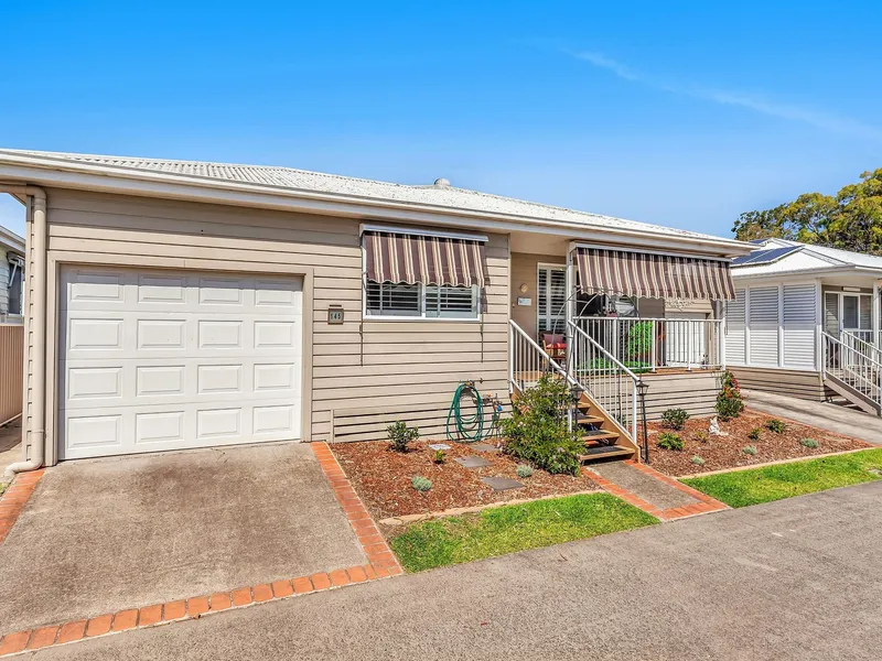 Often sought, rarely found. Spacious 2 bedroom home on perimeter