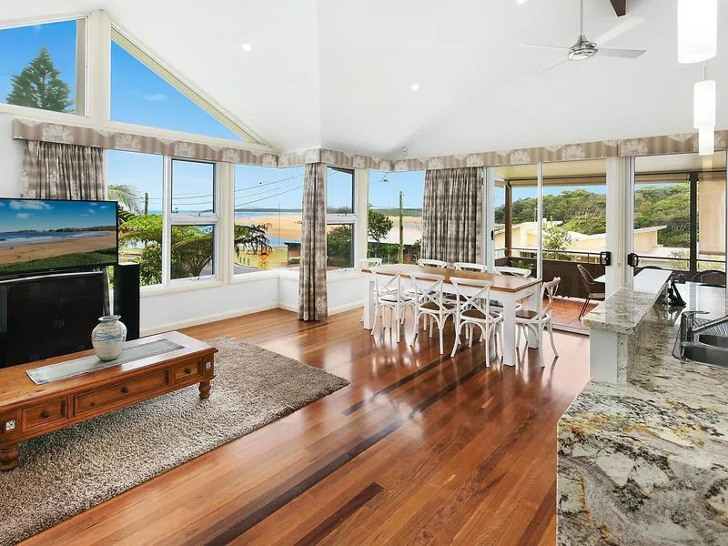 Renovated beachside home capturing ocean views