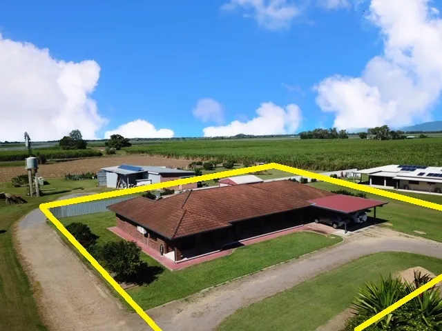 Executive home with a rural outlook.