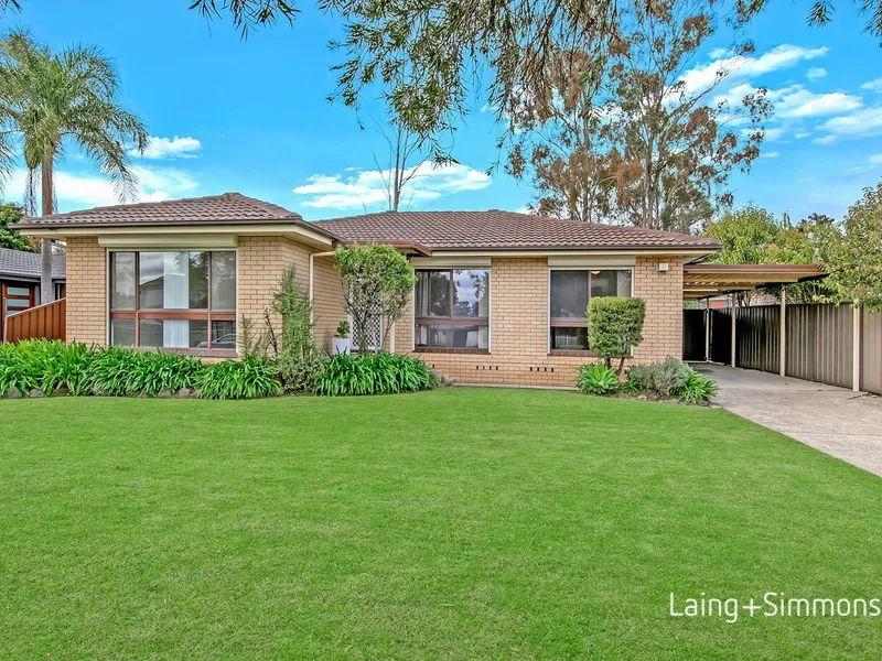Brick home boasts a prized 563sqm block in a sought-after enclave