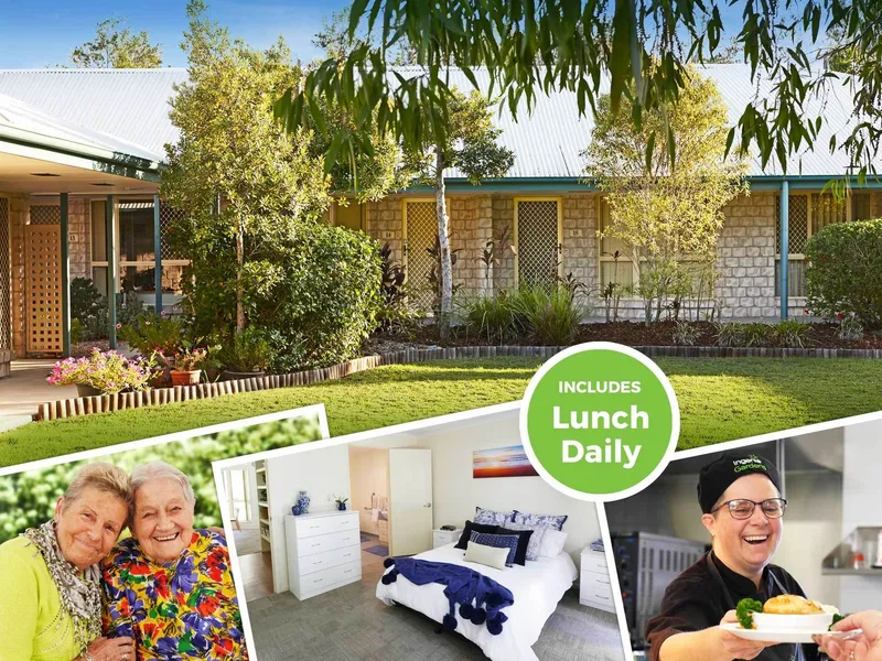 Rental in Retirement Community - Couples Unit with Lunch Daily.