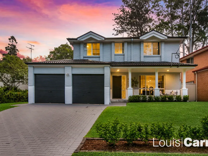 Hamptons Lifestyle: Immaculate + Stylish Family Home zoned Cherrybrook Public Catchment