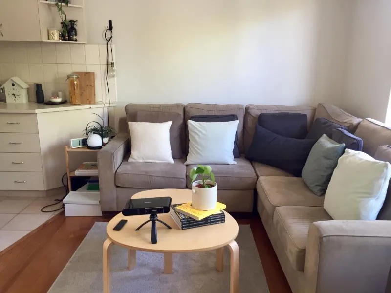 Light and warm one bedroom ground floor apartment