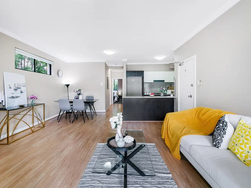 North-facing double brick apartment within a minute's walk to Westfield and Parramatta station