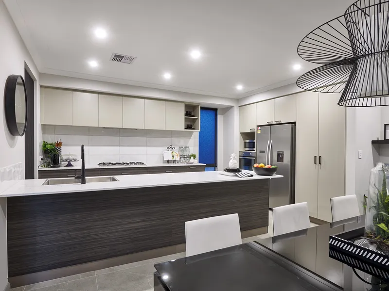 Custom designs available for exclusive corner block