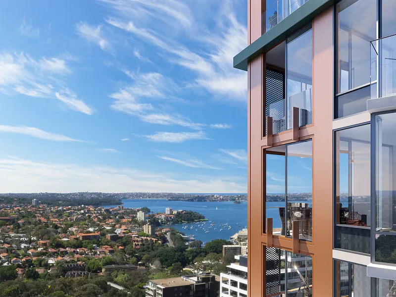 Sophisticated new apartment with stunning harbour view