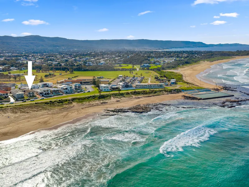 Beachfront home on 809sqm of land