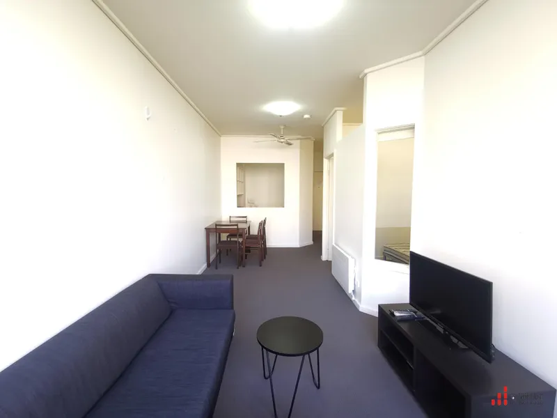 Fully furnished two bed plus one study for rent
