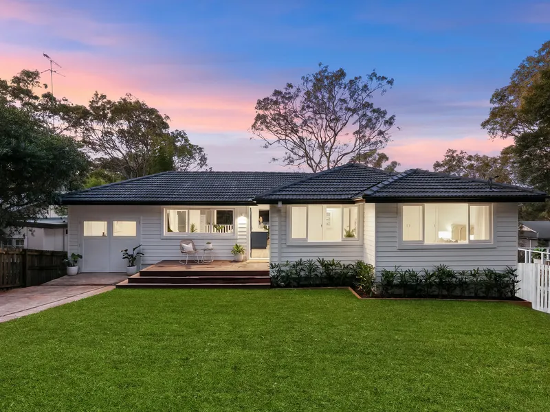 Style + location; single level beach house and a prized village address