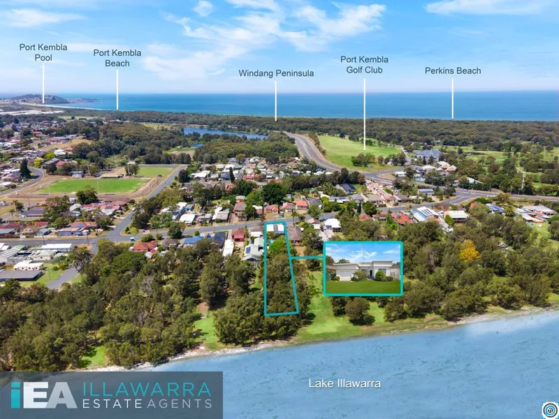 Almost Half An Acre Backing On To Lake Illawarra