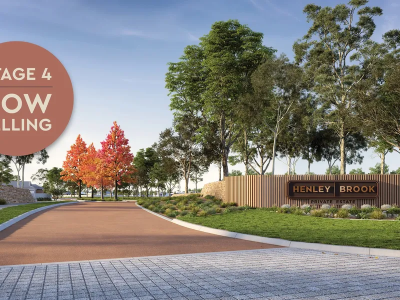 Spacious homesite now selling at Henley Brook Private Estate