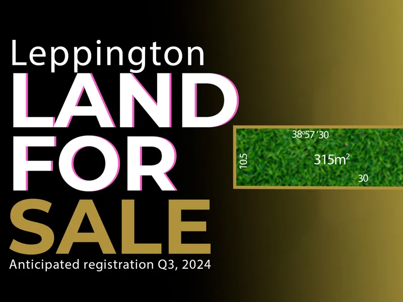 Land For Sale - Anticipated registration Q3, 2024