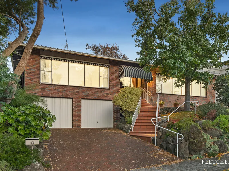 Graceful poise and garden tranquility