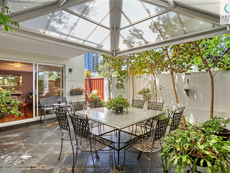 Located in the leafy avenues of the South Perth Peninsula.