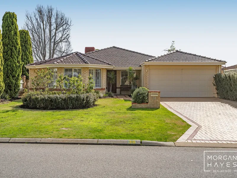 A spacious family home bathed in warmth and character