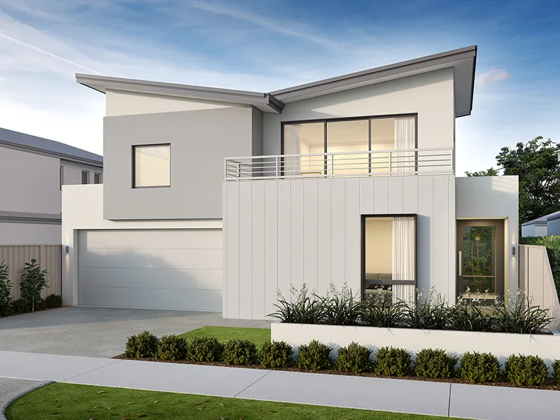 This 2-Storey street front house and land package is waiting for you to take to the next step and get your building process started in Burns Beach!!
