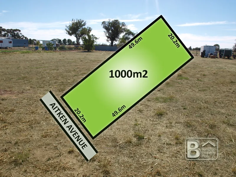 Prime Allotment of 1000m2 - Level with Services Available