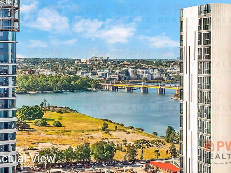 Near New Luxury High Level One Bedroom plus Study Apartment with Water Views!